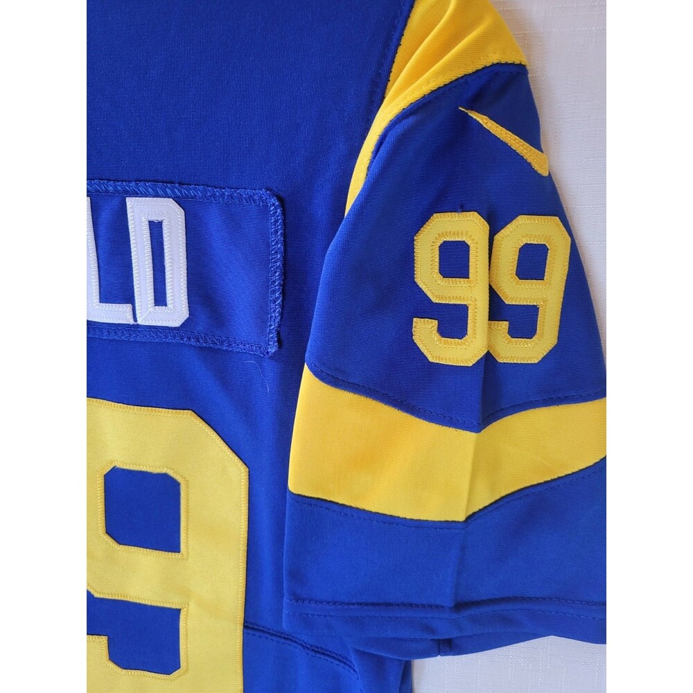 Nike NFL Womens Blue Los Angeles Rams Aaron Donald #99 Jersey Size Medium - Picture 6 of 12